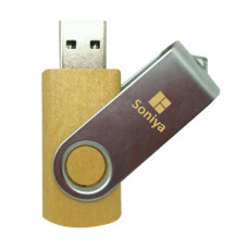 Wooden Swivel Pendrive